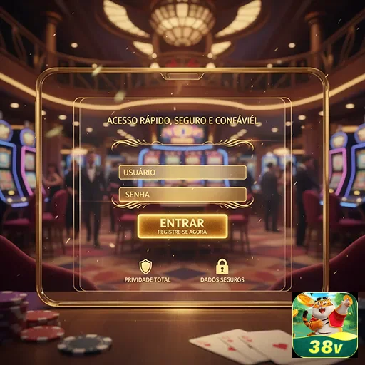 Ilustração de Experimente os Slots do 38v com Recompensas VIP Incríveis