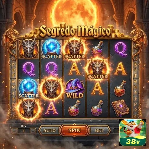Ilustração de Garanta diversão com slots e jogos online na 38v