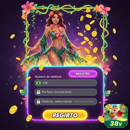 Ilustração de Garanta diversão com slots e jogos online na 38v